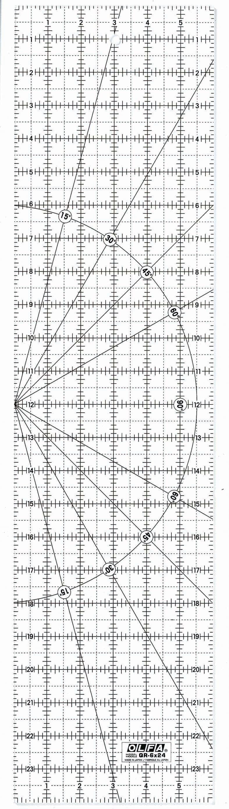 RÉGUA QR-6X24 POLEGADAS