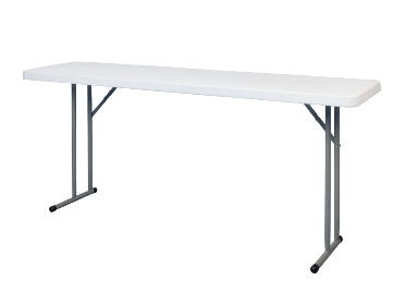 Mesa retangular 180 cm p/ treinamento